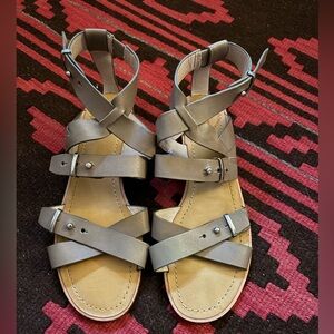 French Connection flat fisherman sandals, taupe color size 37.5